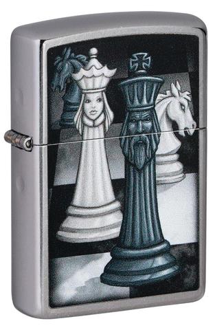 ZIPPO LIGHTER CHESS GAME DESIGN 49601