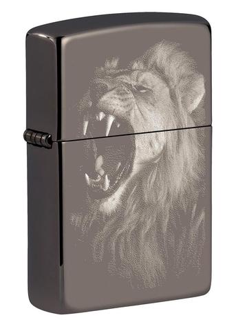 ZIPPO LIGHTER FIERCE LION DESIGN 49433