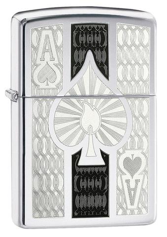 ZIPPO LIGHTER INTRICATE SPADE DESIGN 24196