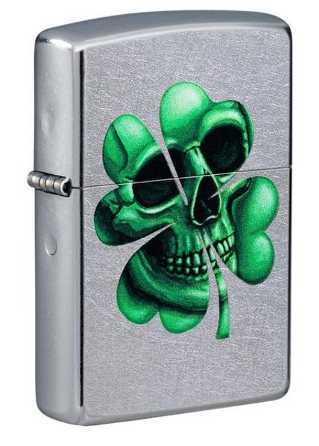 ZIPPO LIGHTER LUCKY SKULL DESIGN 49260