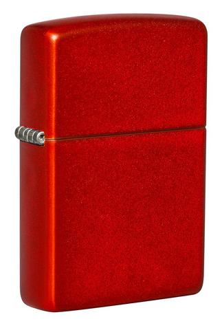 ZIPPO LIGHTER REGULAR METALIC RED 49475