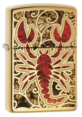 ZIPPO LIGHTER SCORPION SHELL 29096