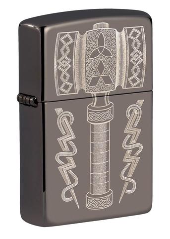 ZIPPO LIGHTER THOR'S HAMMER DESIGN 49404