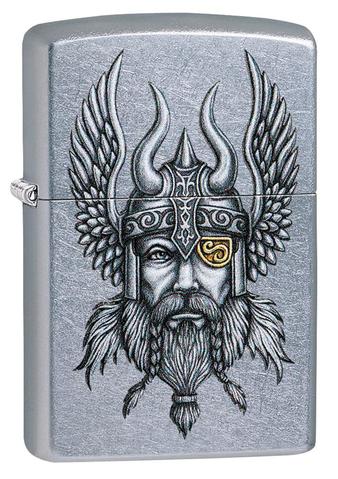 ZIPPO LIGHTER VIKING WARRIOR DESIGN 29871