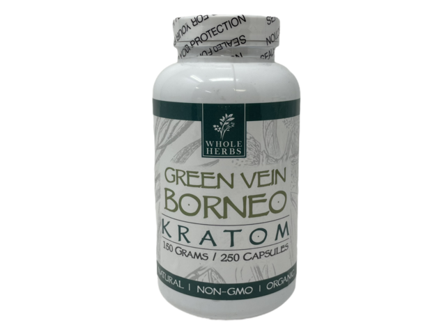 WHOLE HERBS GREEN VEIN BORNEO 150GM 250CT CAPSULES