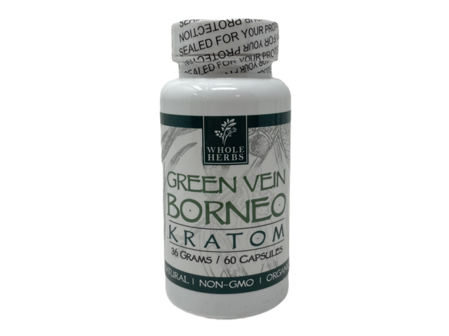 WHOLE HERBS GREEN VEIN BORNEO 36GM 60CT CAPSULES