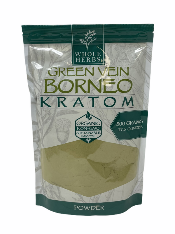 WHOLE HERBS GREEN VEIN BORNEO 500GM 17.5OZ POWDER