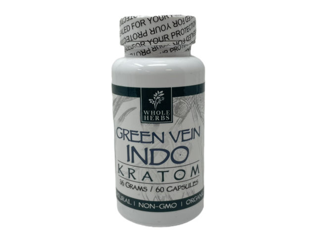 WHOLE HERBS GREEN VEIN INDO 36GM 60CT CAPSULES