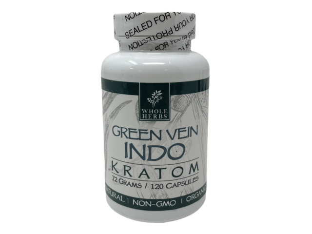 WHOLE HERBS GREEN VEIN INDO 72GM 120CT CAPSULES