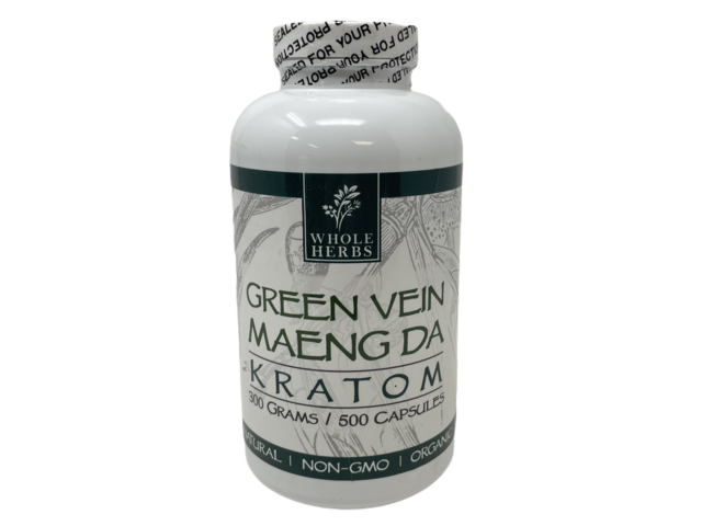 WHOLE HERBS GREEN VEIN MAENG DA 300GM 500CT CAPSULES