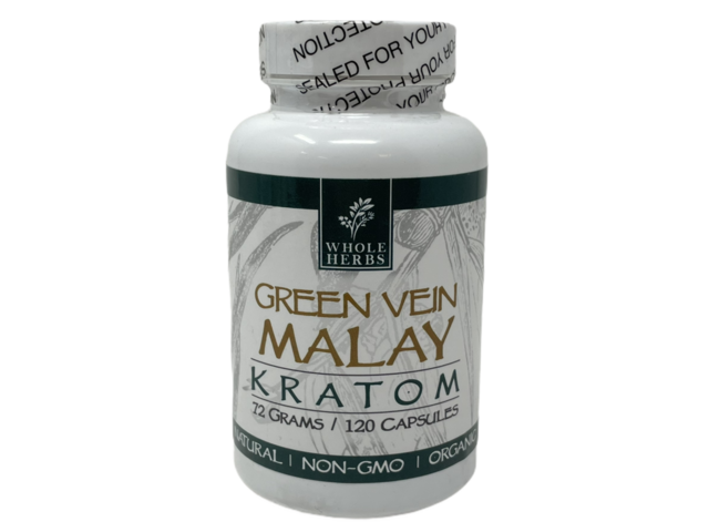 WHOLE HERBS GREEN VEIN MALAY 72GM 120CT CAPSULES