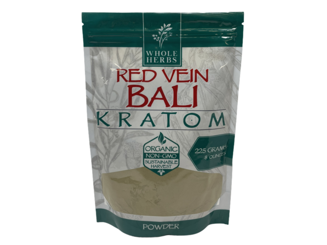 WHOLE HERBS RED VEIN BALI 225GM 8OZ POWDER