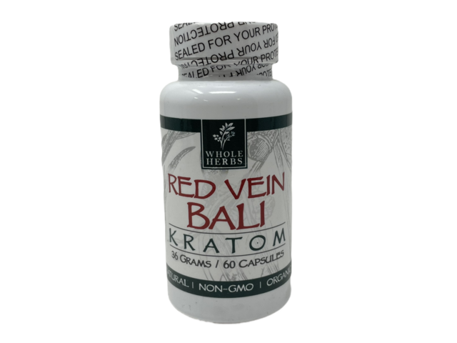 WHOLE HERBS RED VEIN BALI 36GM 60CT CAPSULES