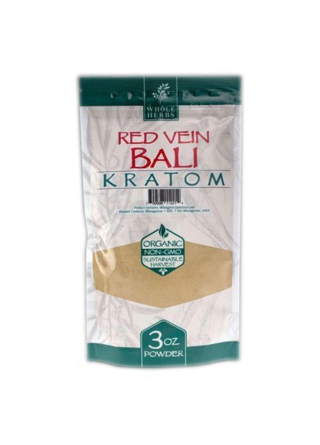 WHOLE HERBS RED VEIN BALI 3OZ POWDER