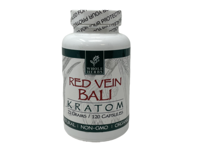 WHOLE HERBS RED VEIN BALI 72GM 120CT CAPSULES