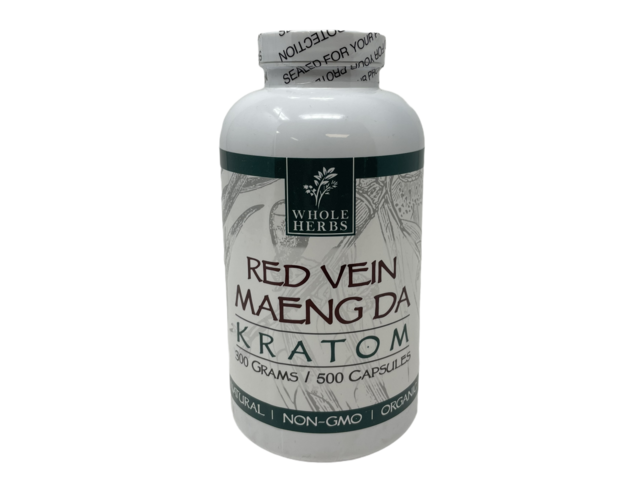 WHOLE HERBS RED VEIN MAENG DA 300GM 500CT CAPSULES