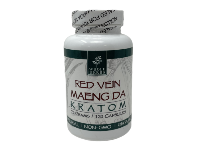 WHOLE HERBS RED VEIN MAENG DA 72GM 120CT CAPSULES