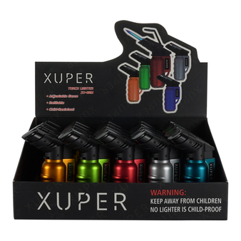 XUPER TORCH LIGHTER 98-1162M BOX OF 20