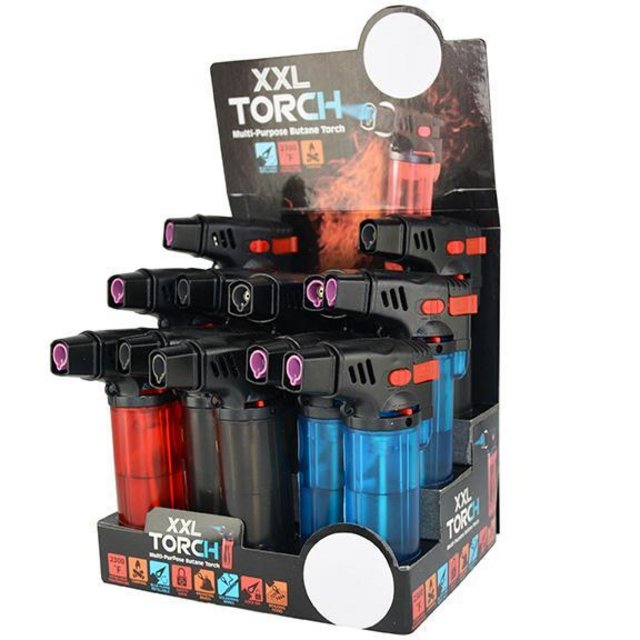 XXL TORCH MULTI-PURPOSE BUTANE TORCH BOX OF 12 #021642