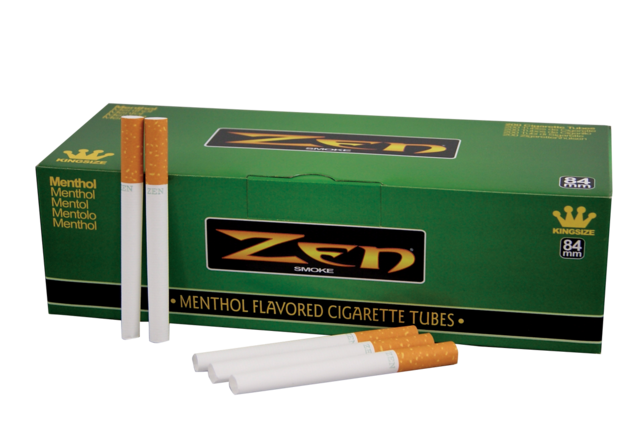 ZEN 100MM CIGARETTE TUBES MENTHOL 200CT