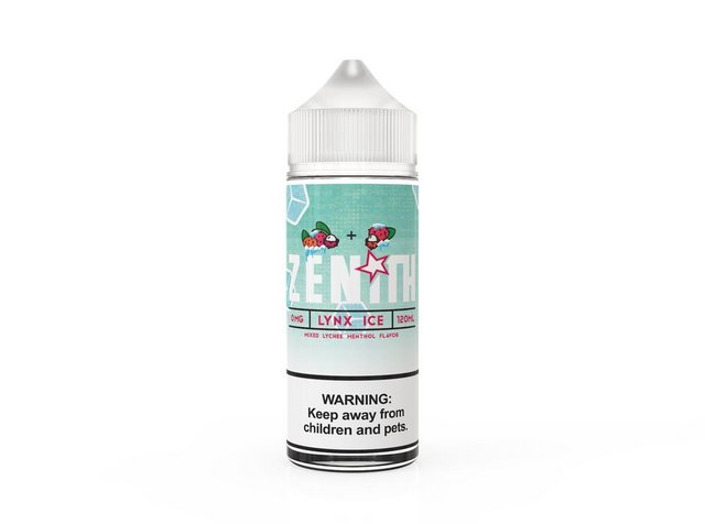 ZENITH 0MG LYNX ICE 120ML 