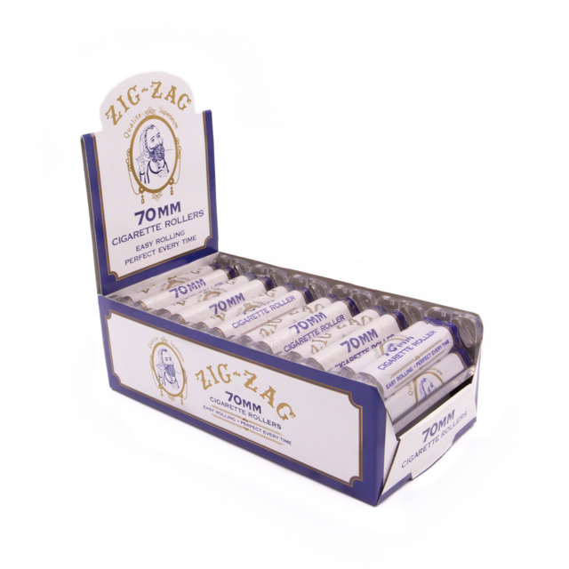 ZIG ZAG CIGARETTE ROLLER 70MM BOX OF 12	