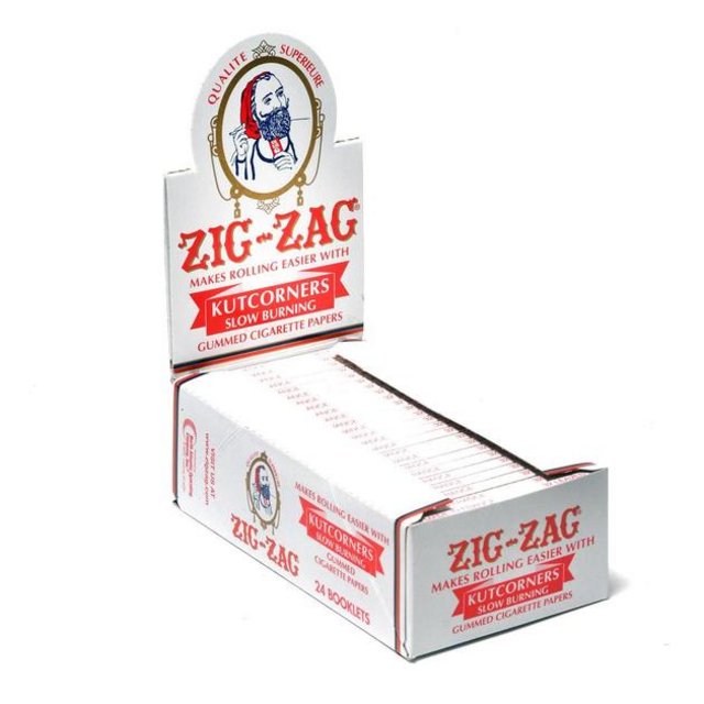 ZIG ZAG KUTCORNERS 24 BOOKLETS CIGARETTE PAPERS