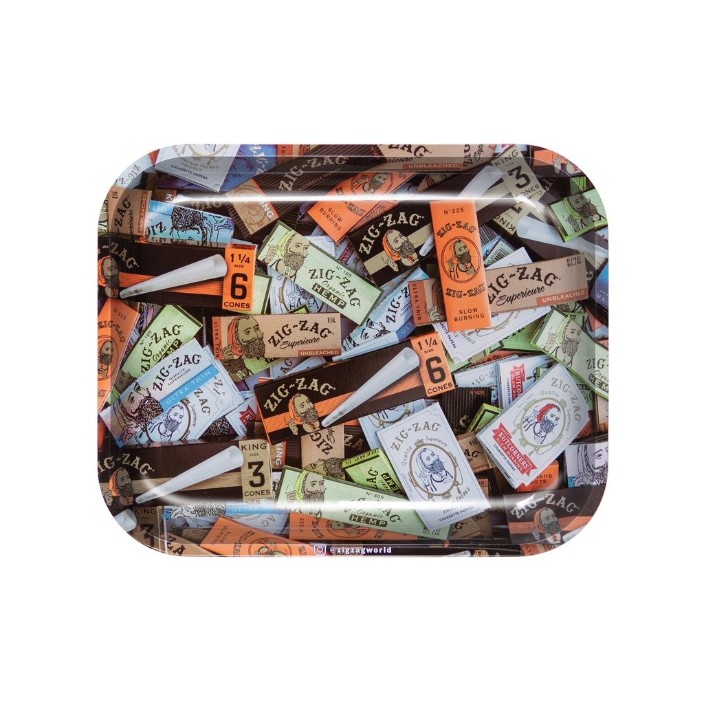 ZIG ZAG ROLLING TRAY LARGE PAPERS