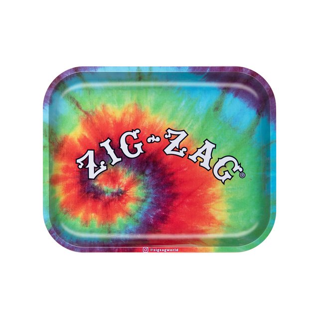 ZIG ZAG ROLLING TRAY LARGE TIE-DYE