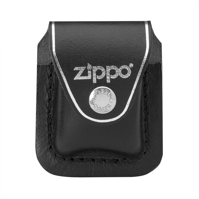 ZIPPO GENUINE LEATHER LIGHTER POUCH BLACK