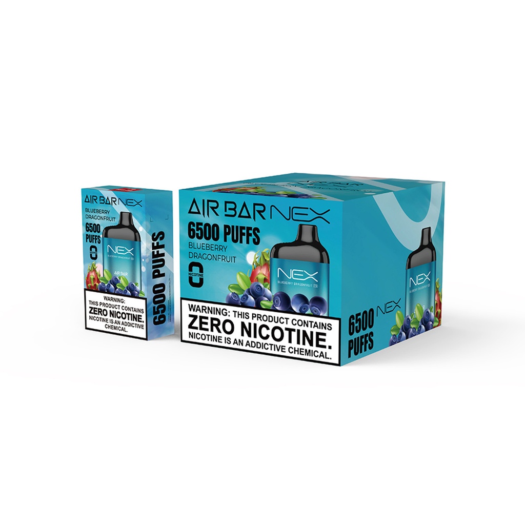 AIR BAR NEX DISPOSABLE ZERO NIC 6500 PUFF BOX OF 10