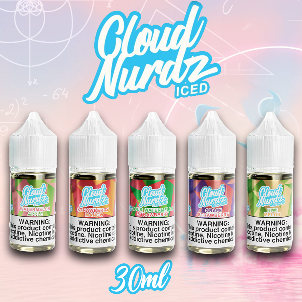 CLOUD NURDZ SALTS NIC E-LIQUID 30ML