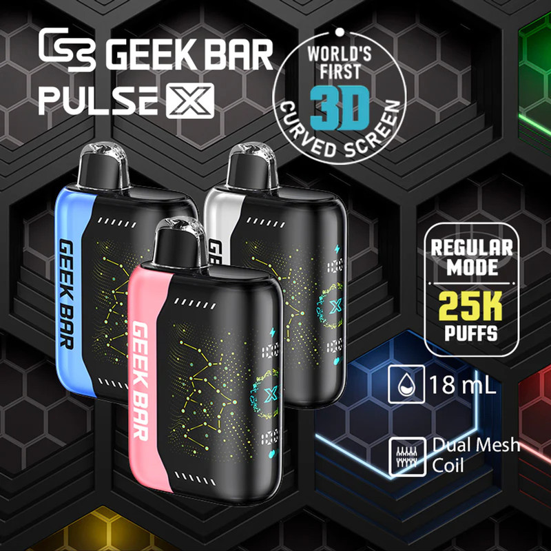 GEEK BAR PLUSE X PLATINUM EDITION DISPOSABLE 25K PUFFS BOX 5