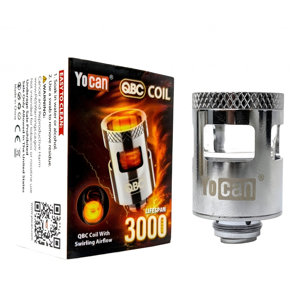 YOCAN ICAN E-RIG VAPRIZER REPLACEMENT QBC COIL 5PK