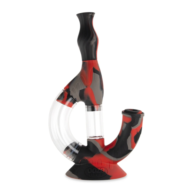 OOZE ECHO 4 IN 1 SILICONE GLASS WATER PIPE & NECTAR COLLECTOR