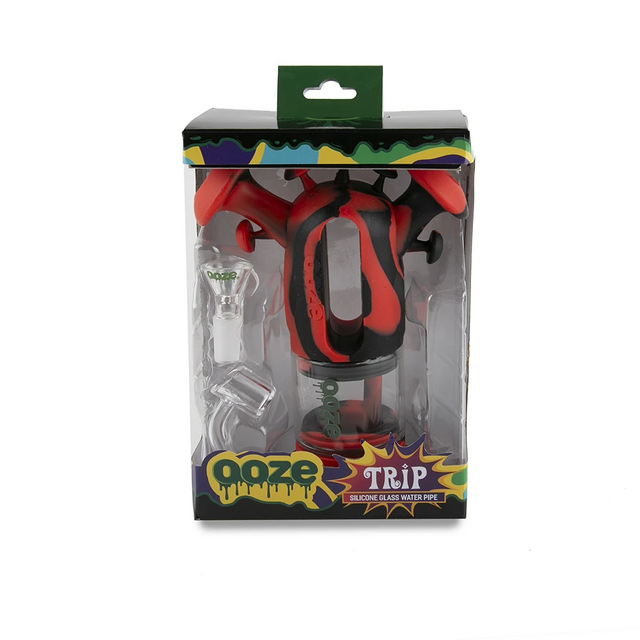 OOZE TRIP SILICONE GLASS WATER PIPE