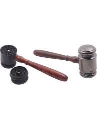 JUDGE'S HAMMER TOBACCO GRINGER BOX OF 6