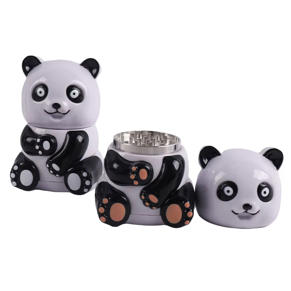 PANDA TOBACCO GRINDER 4.75 W/DRAWER BOX OF 6