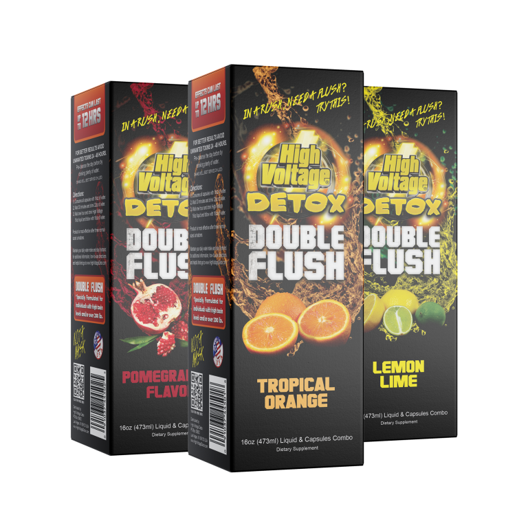 HIGH VOLTAGE DETOX DOUBLE FLUSH WITH CAPSULES 16OZ