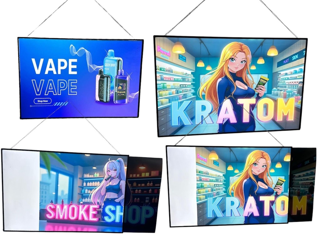 BANNER SIGN W/ASSORTED IMAGE