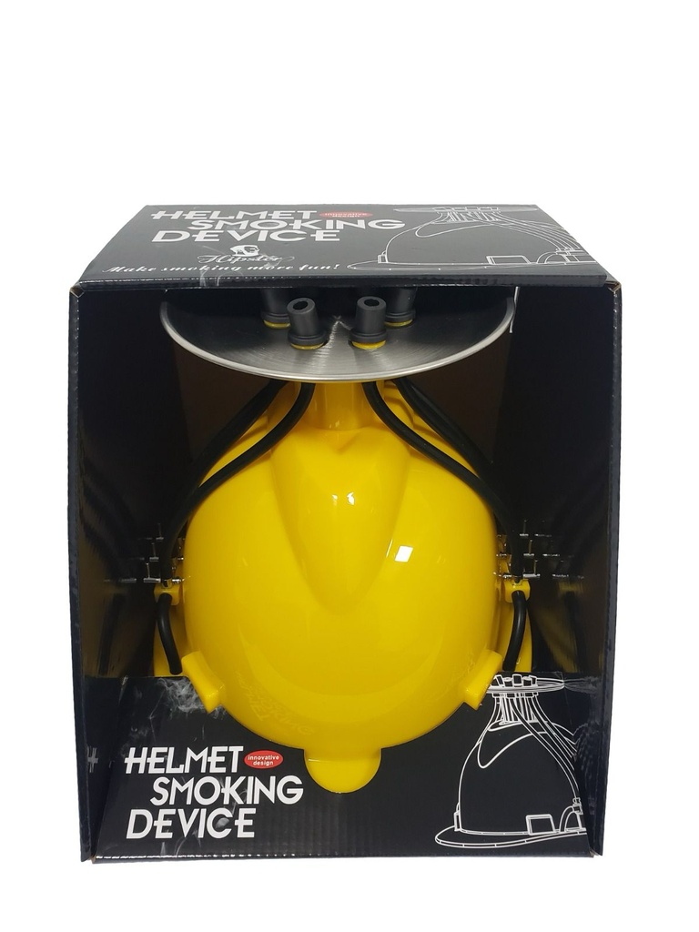 HIPSTER HELMET SMOKING DEVICE ASSORTED COLORS