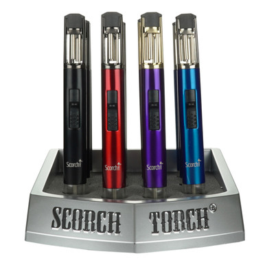 SCORCH TORCH LIGHTER W/CLIP&CAMOUFLAGE COLORS 12CT