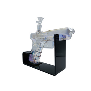 HIPSTER MINI PISTOL GLASS WATER PIPE ASST COLORS