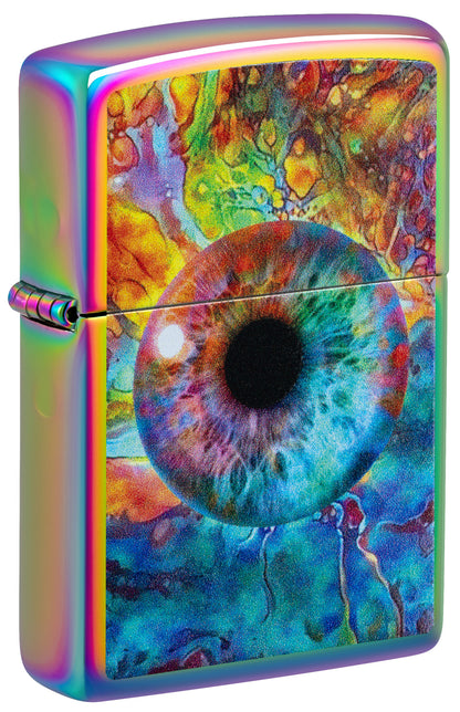 ZIPPO LIGHTER SPACEY EYE DESIGN