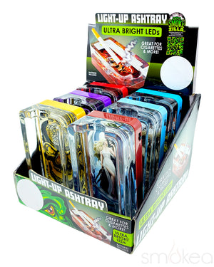 SMOKEZILLA LIGHTE UP ASHTRAY ROM BOX OF 6
