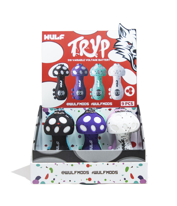 WULF MODS TRYP MUSHROOM SHAPED VARIABLE VOLTAGE BATTERY 9PK