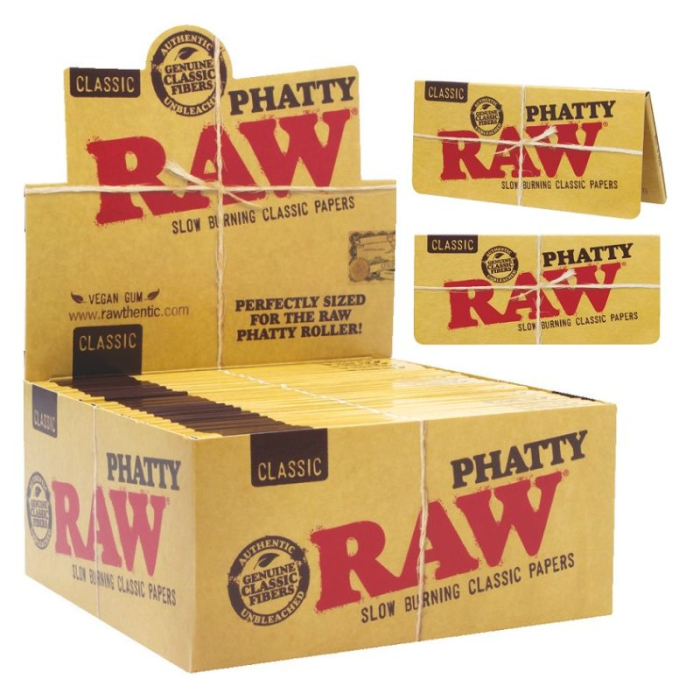 RAW CLASSIC PHATTY PAPER BOX OF 24