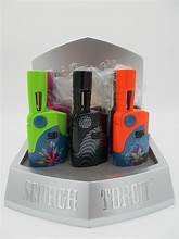 SCORCH TORCH LIGHTER ADJUSTABLE  TORCH ASST NEON LEAF 9CT