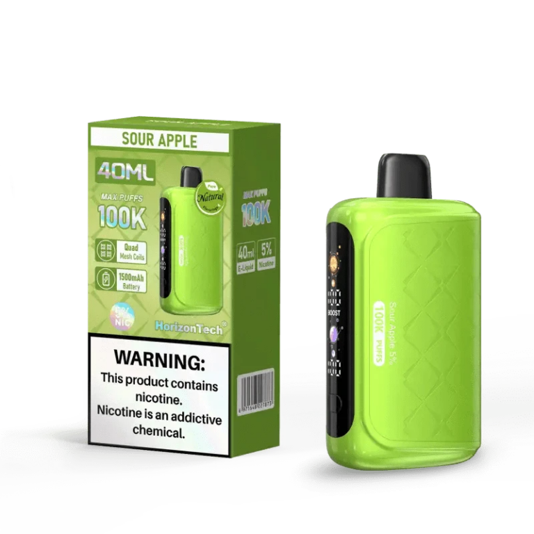 HORIZON TECH MAX PUFFS 100K BOX OF 5