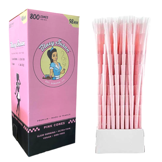 BLAZY SUSAN KING SIZE PINK CONES 800CT